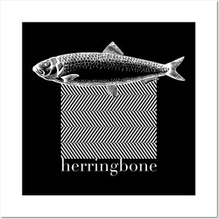 Herringbone N Posters and Art